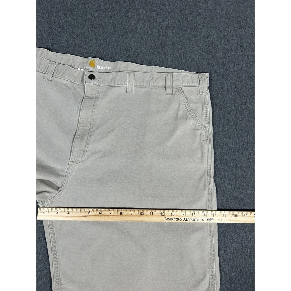 Carhartt Men's Relaxed Fit Utility Canvas Shorts Khaki Size 52